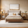 Tribesigns End Table, Wood Side Table with 2-Tier Storage Shelf for Living Room