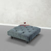 Square Coffee Table Chesterfield Upholstered Footstool Pouffe Foot Stool Seat