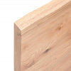 GuyAna Wall Shelf Brown 120x40x4 Treated Solid Wood Oak,Wall Shelves, P2P7