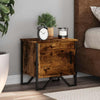 Bedside Cabinets 2 pcs Smoked Oak 40x30x40 cm Engineered Wood UK