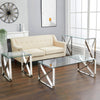 Clear Tempered Glass Table Living Room Furniture Side/Console/Coffee/End Table