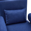 3 IN 1 Folding Lazy Sofa Bed Single Sleeper Seat 6-Position Adjustable w/Pillow