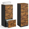 3-Drawer File Filing Cabinet Lockable Compact Size for A4 Letter