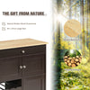 Rolling Kitchen Storage Trolley Cart Cupboard Island Cabinet 3 Tier Wine Rack