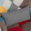 Patchwork Chair, Accent Armchair with Ottoman Single Sofa Chair with Footstool