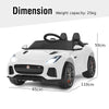 12V Jaguar F-Type SVR Kids Ride On Car Battery Powered Car w/ Remote Control