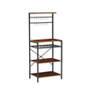 Microwave Stand Retro Kitchen Baker’s Rack Industrial Utility Storage Rack