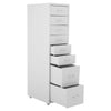 Steel Metal Drawers Storage On Wheels 8 Drawers Home Office File Paper Organiser