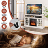 Fireplace TV Stand for TVs up to 55 Inches With 1400W Electric Fireplace Insert