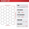 28x Hexagon LED Lighting Car Detail Home Garage Workshop Retail Without Border#