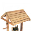 NEW! Garden Wooden Wishing Well Flower Planter Ornamental Plant Pot
