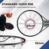 GYMAX 45 CM Basketball Rim Replacement Wall Mounted Basketball Hoop