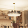 Modern Luxury round Crystal Chandelier: 40Cm 3-Tiers Ceiling Hanging Pendant Lig