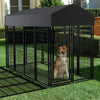 XXL-Large Outdoor Dog Kennel Pet House Enclosure Run Cage Galvanized Steel Fence