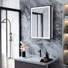 Bathroom LED Mirror Cabinet with Dimmable Touch Switch Demister Shaver Socket