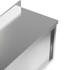 5FT Commercial Worktable Stainless Steel Catering Prep Table Cabinet Work Bench