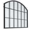 Large Window Garden Mirror Wall Mounted Metal Frame Floral Indoor Outdoor Decor