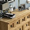 Corona 4+3+2 Merchant Drawer Chest Storage Cabinet Solid Waxed Pine Furniture