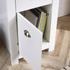 Computer Desk Study Table Home Office Workstation Pedestal White Furniture Unit