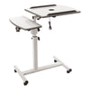 Rolling Laptop Stand Tilting Bed Breakfast Tray Table Macbook PC w/ Cooling Fan