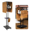 Braiding Hair Rack,Height Adjustable Hair Extension Holder With Storage