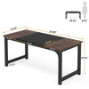 Tribesigns Modern Computer Desk, 63 x 31.5 inch Large Office Desk Computer Table