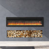 Electric 50inch Insert/Wall Mounted LED Fireplace Wall Inset Into Fire Freestand