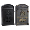 Large Vintage Wall Mounted Mailbox Outdoor Lockable Secure Mail Letter Post Box