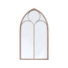Large Window Garden Mirror Wall Mounted Metal Frame Floral Indoor Outdoor Decor