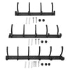 Heavy Duty Wall Hanger Hooks Organiser - Wall Mounted Coat Rack with 5 Hooks