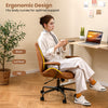 Home Office Chair Height Adjustable Swivel Computer Chairs Brown