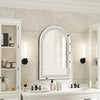 Large Stunning Arched Wall Mirror Glass Diamond Strip Crushed Mirror Bedroom Dec