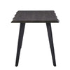 Dining Table Metal Legs Kichen Home Indoor Furniture Morden Brown Space Art New