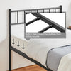 New Metal Bed Frame 3ft Single Platform Bedroom Furniture UK