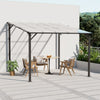 Garden Pergola Polycarbonate Roof Shelter Awning Gazebo Outdoor Canopy Party