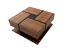 Modern Coffee Table With 4 Drawers Storage Side Table Living Room Furniture