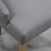1/2/4/6 Dining Chairs Armchair High Back Linen/Velvet Upholstered Wood Legs Home