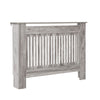 Small Medium Large Radiator Cover Vertical Slatted Grill Wooden Heating Cabinet