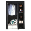 67" Tall Fabric Wardrobe Portable Closet With Hanging Rail Storage Shelving