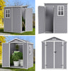 6x4.5 5x4ft Outdoor Large Shed Plastic Garden Tools Bike Storage Shed House UK