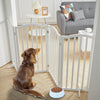 Wooden Pet Dog Folding Gate Fence Safety Barrier Divider Freestanding Doorway UK