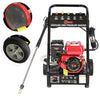 Wheeled High Pressure Jet Washer Machine Petrol 7HP Engine 4-Stroke Wash Cleaner