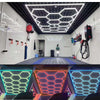 14Hex Hexagon RGB LED Lighting Car Detail Van Gym Home Garage Workshop Wall Lamp