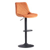 1/2/3/4x Bar Stools Adjustable Breakfast Kitchen Stools Velvet Swivel Gas Lift