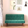 Convertible 2 Seater Sofa Bed Single Sleeper Sofa Couch Settee Sofabed Guest Bed