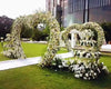 Wedding Round/Heart Arch Stand Backdrop Metal Frame Party Flower Balloons Rack