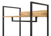 Clothes Rail Rack Garment Hanging Stand Shoe Storage Shelf Open Wardrobe Oak