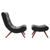 Huge Egg Chair Banana Sofa Armchair with Stool for Bedroom Living Room Fireside