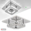 Modern Lamp LED Crystal Ceiling Light Pendant Chandelier Living Room Dining Room