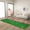 10 x 3.3 FT Golf Putting Mat Green Indoor Outdoor Golf Practice Mat w/3 Holes